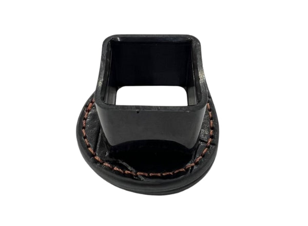 Knight Shot Chalk Holder Black K7 with Leather Clip Holder – Durable and Convenient Cue Accessory