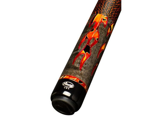 Viking Cue Defender DF0411 Pool Cue | Raging Fury Fire with Pearl Inlays