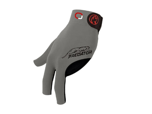 Predator Second Skin Jasmin Ouschan Signature Billiard Glove - Grey/White - Left Hand