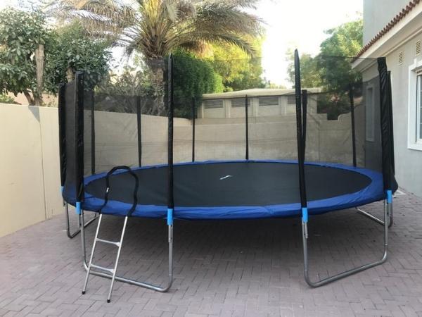 Knight Shot Outdoor Round Trampoline 16ft
