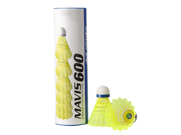 Yonex Badminton Shuttlecock Mavis 600 Yellow – Middle Speed