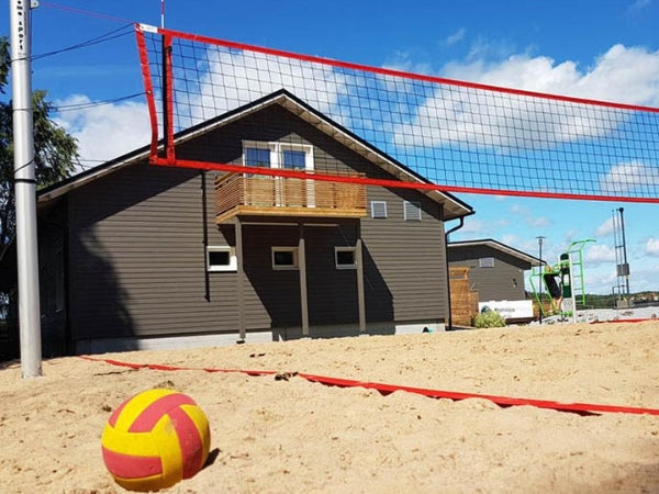 Beach Volleyball Post – Fixed Aluminum Poles for Sand Courts | Knight Shot KSA
