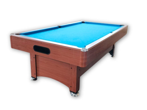 Knight Shot Home I Pool Table – 8ft Ball Return – Maple Finish with Wooden Base