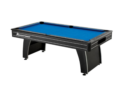 Knight Shot Home I Pool Table – 8ft | Black Finish | Ball Return System