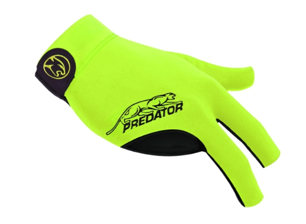 Predator Second Skin Right Hand Billiard Glove | Open Fingers | Neon Green/Black