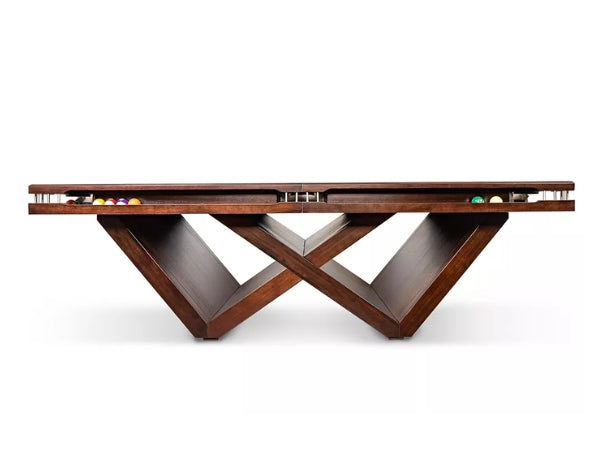 Presidential Wilson 8ft Pool Table | Ash Brown Finishing | Drop Pocket