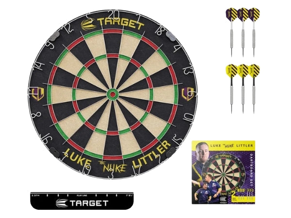 Target Luke 'The Nuke' Littler Dartboard Set 2024 | Professional Dart Set for Tournament Play
