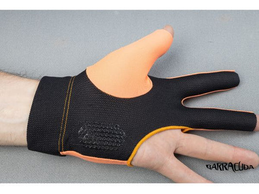 Barracuda Billiard Glove | Left Hand | Orange