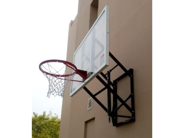 Junior Wall-Mounted Basketball Backboard – Height Adjustable Tempered Glass Hoop | Knight Shot KSA