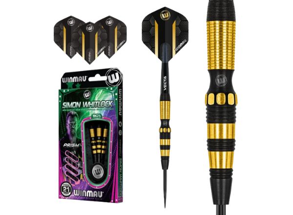 Winmau Simon Whitlock Onyx 90% Tungsten Alloy Darts - 21g