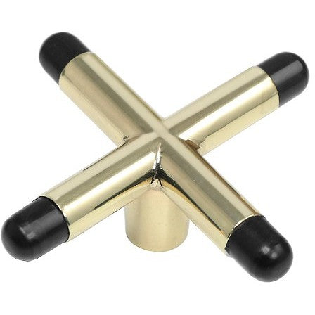 Knight Shot Bridge Cross W/ Black Tip Edge Head Brass