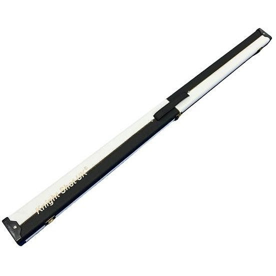 Knight Shot Snooker Hard Case 48" | Black White Mixed PU Leather | For 2pc & 3/4 Jointed Snooker Cues | FB829