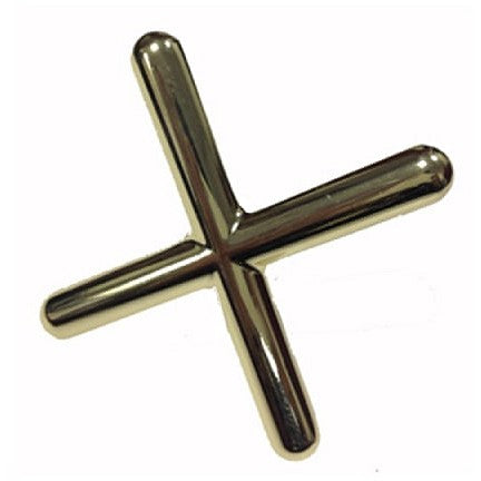 Knight Shot Bridge Cross Head Brass