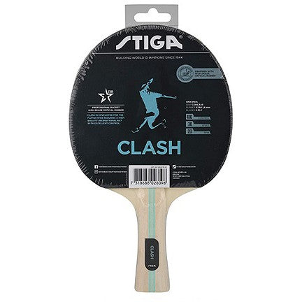 Stiga Table Tennis Bat Clash Hobby 1-Star