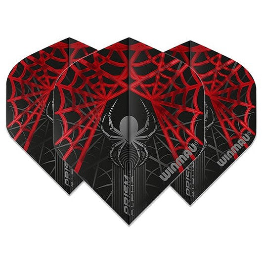 Winmau Prism Alpha Black & Red Dart Flights