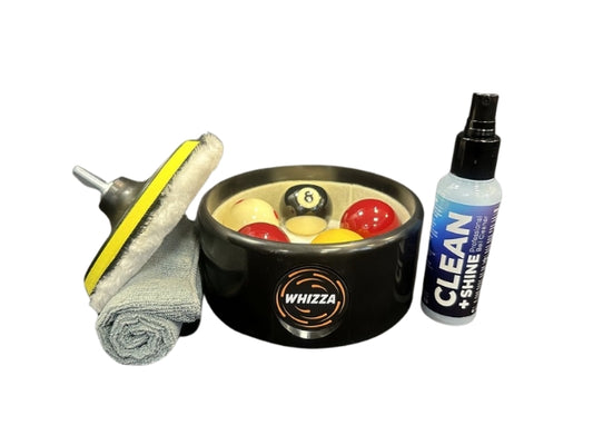 8 Ball Direct Whizza Ball Cleaning Kit | Professional Pool Ball Cleaner & Polisher