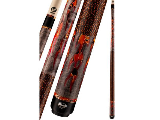 Viking Cue Defender DF0411 Pool Cue | Raging Fury Fire with Pearl Inlays