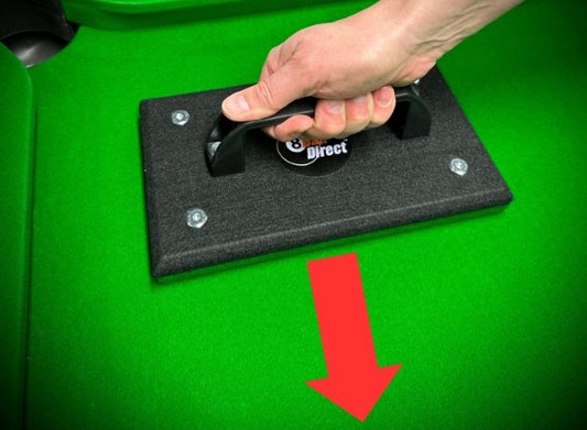 8 Ball Direct Napping Block - Green + 1 Spare Base Cloth – Professional Pool Table Maintenance