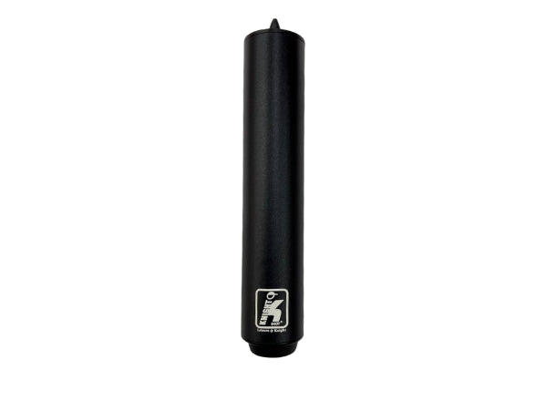 Knight Shot Aluminum Cue Extension – Black | Quick Release | 4", 6" & 8" Sizes