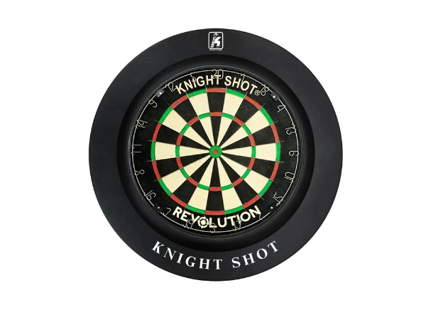 Knight Shot Dartboard Surround LED Light Round Black