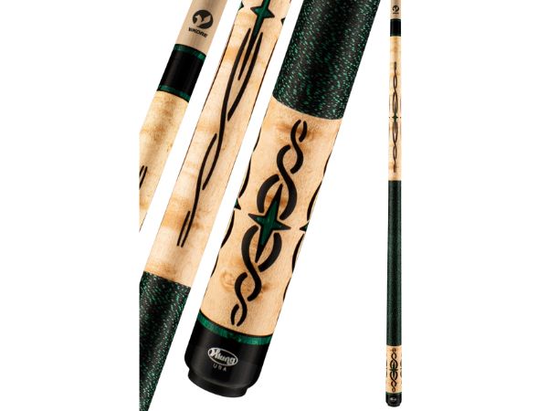 Viking Cue Helix HL0504 Pool Cue | Branded Malachite Inlays