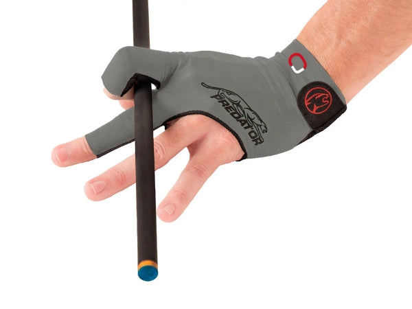 Predator Second Skin Jasmin Ouschan Signature Billiard Glove - Grey/White - Left Hand