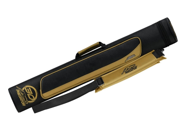 Predator Roadline 30th Anniversary Black & Gold Hard Cue Case – 2 Butts x 4 Shafts | Premium Billiard Cue Protection