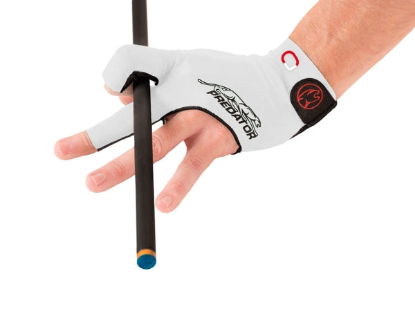 Predator Second Skin Jasmin Ouschan Signature Billiard Glove - Grey/White - Left Hand