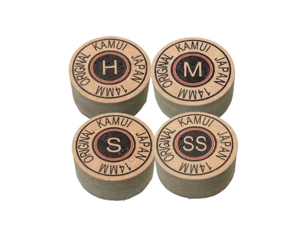 Kamui Standard Original Cue Tip – 13mm & 14mm (Super Soft/Soft/Medium/Hard)
