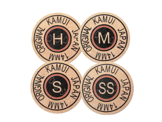 Kamui Standard Original Cue Tip – 13mm & 14mm (Super Soft/Soft/Medium/Hard)