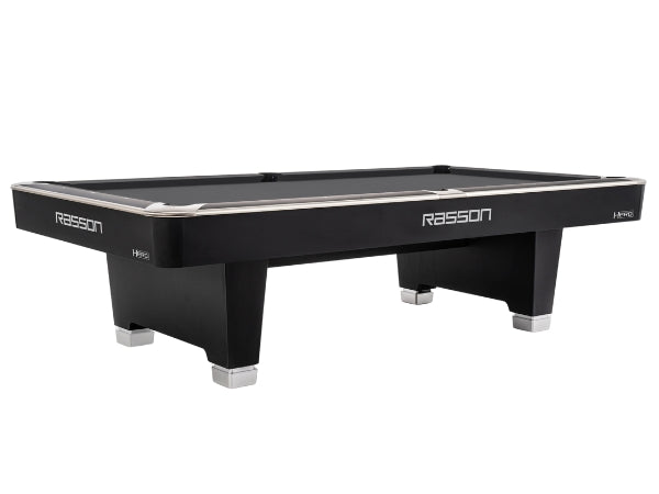 Rasson Hero 9ft Pool Table Ball Return – Sarum Grey & Strong Black Finish