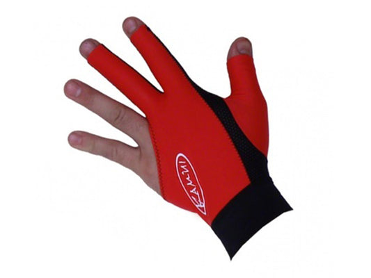 Kamui Quick Dry Billiard Glove | Left Hand | Red