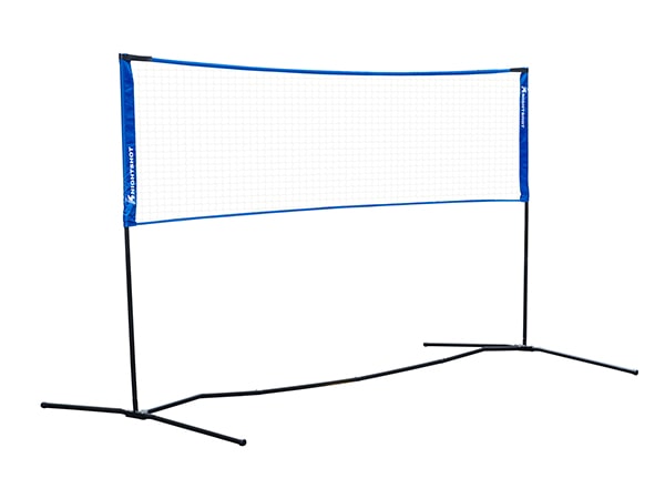 Knight Shot Badminton Post with Net and Carry Bag for Portability
