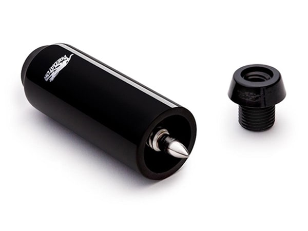 Predator QR-2 Pool Cue Extension with Bumper – High-Gloss Black, Radial Joint | Precision Fit for Enhanced Reach