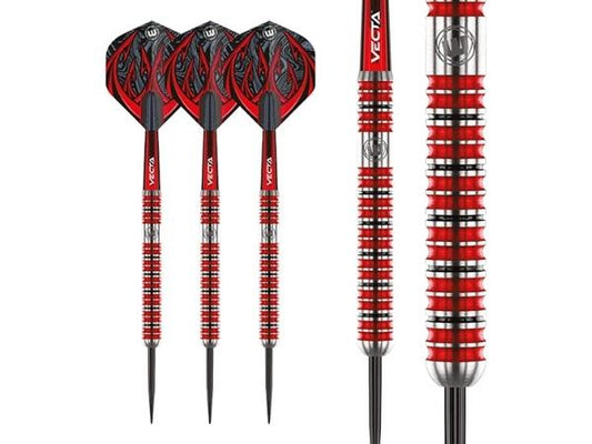 Winmau Diablo 90% Tungsten Steel Tip Darts 24g | Professional Slim Barrel Darts Set (3pcs)