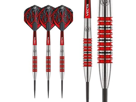 Winmau Diablo 90% Tungsten Steel Tip Darts | Professional Precision Dart Set (3pcs)