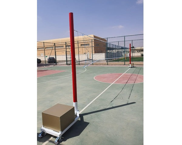 Safety Padding for Moveable Volleyball Post Aluminum – Heavy-Duty & Portable Volleyball Poles | Knight Shot
