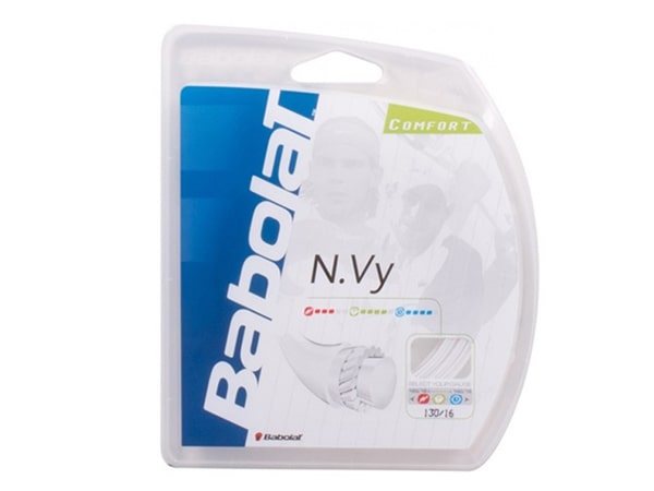 Babolat N.Vy Tennis String – 12 m / 1.25 mm (White) | Knight Shot KSA