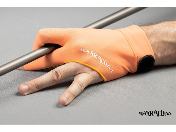 Barracuda Billiard Glove | Left Hand | Orange