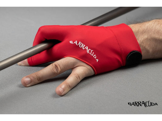 Barracuda Billiard Glove | Left Hand | Red