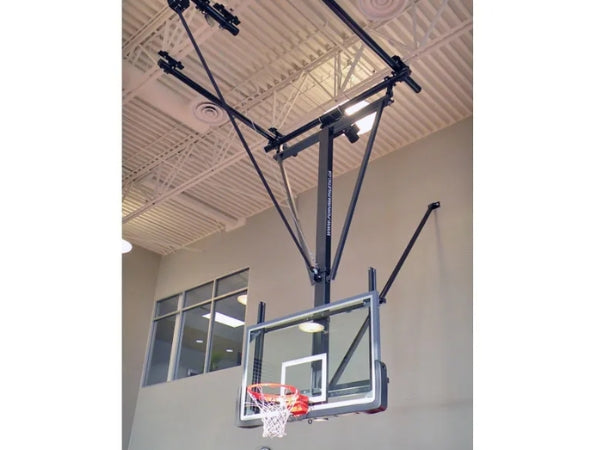 Ceiling-Mounted Basketball System – Fixed Height Indoor Unit | Knight Shot KSA