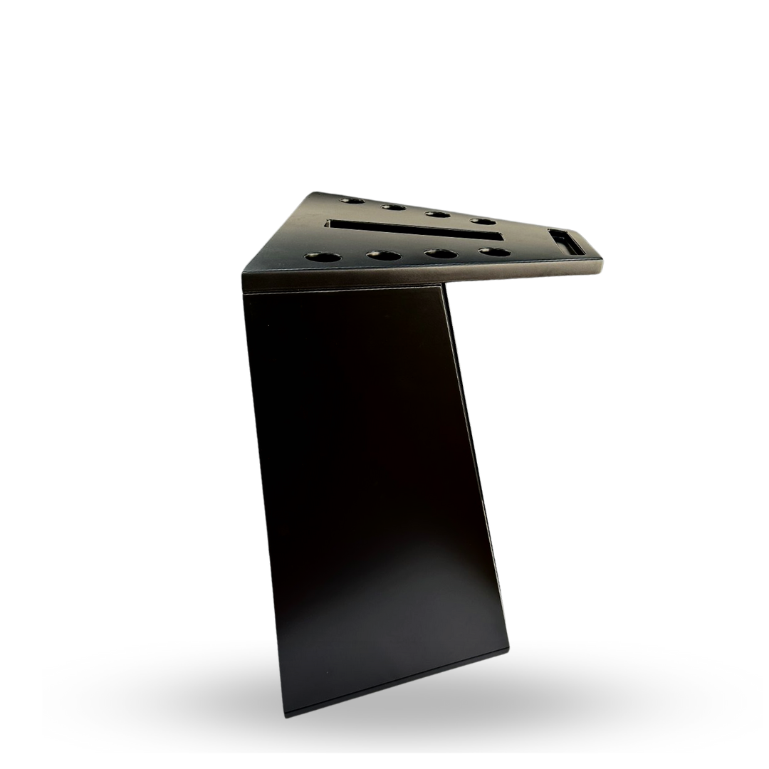 Knight Shot Cue Stand – 8pcs Cue + Triangle Holder Matte Black