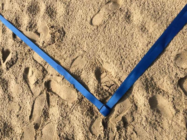 Football Beach Boundary Line Set – Adjustable Marking Tape for Sand Courts