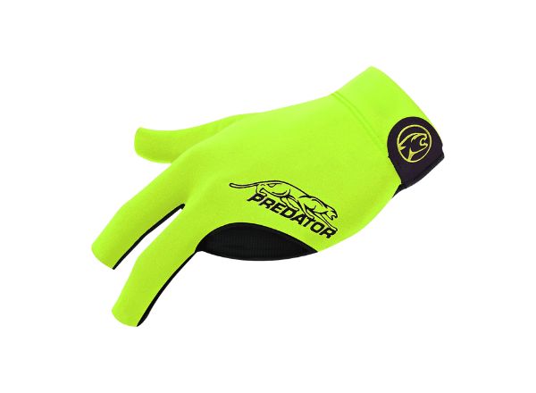 Predator Second Skin Left Hand Billiard Glove | Open Fingers | Neon Green/Black