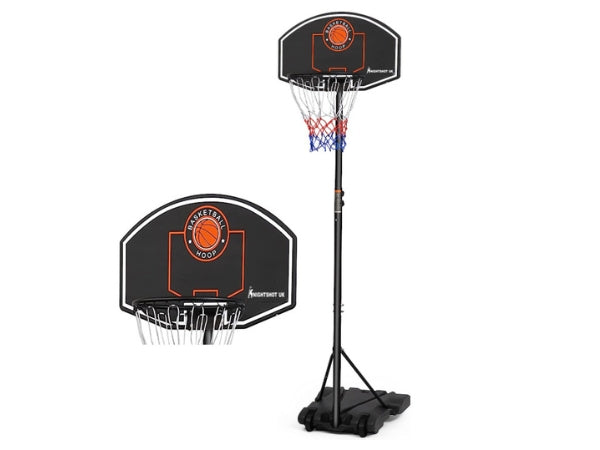 Knight Shot Movable Outdoor Basketball Post 102 | Adjustable Height 1.65–2.05m