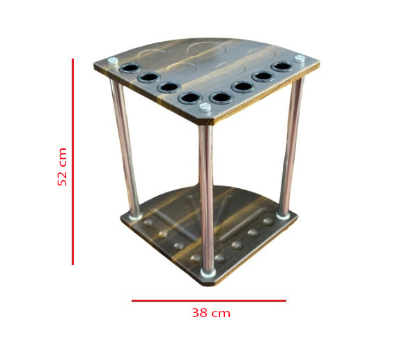 Knight Shot Triangle 8pc Cue Stand