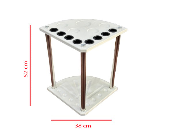 Knight Shot Triangle 8pc Cue Stand