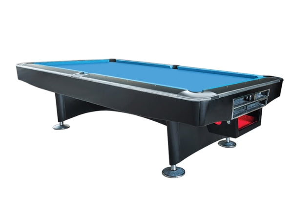 Knight Shot Royal – 9ft Tournament Billiard Table – Ball Return System – Black or Brown Finish