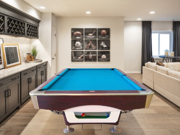 Knight Shot Spyder 8ft Pool Table – Ball Return System