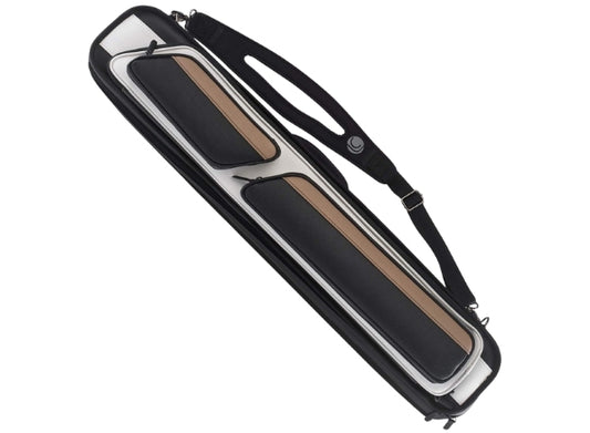 Lucasi Leatherette LC1048W 4x8 Soft Case – Black/White/Tan